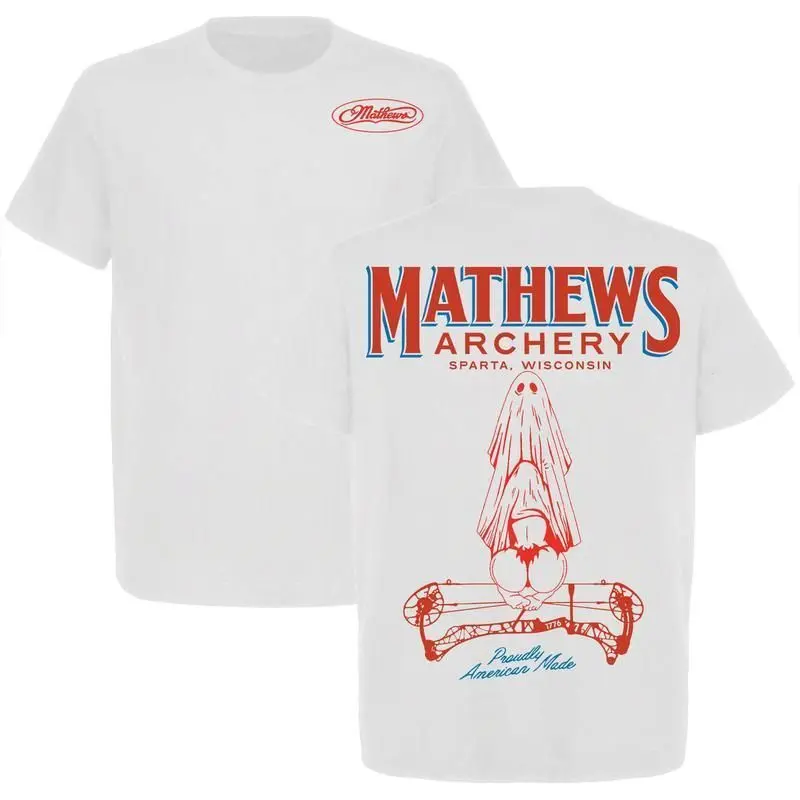Men's 2-Sided Archery Round Neck Short Sleeve Casual Cotton T-Shirt - Cold Wash, Tactical Bowhunting Gear for Archery Lovers, All Seasons, Made in USA - KitchenEra, 3Xl