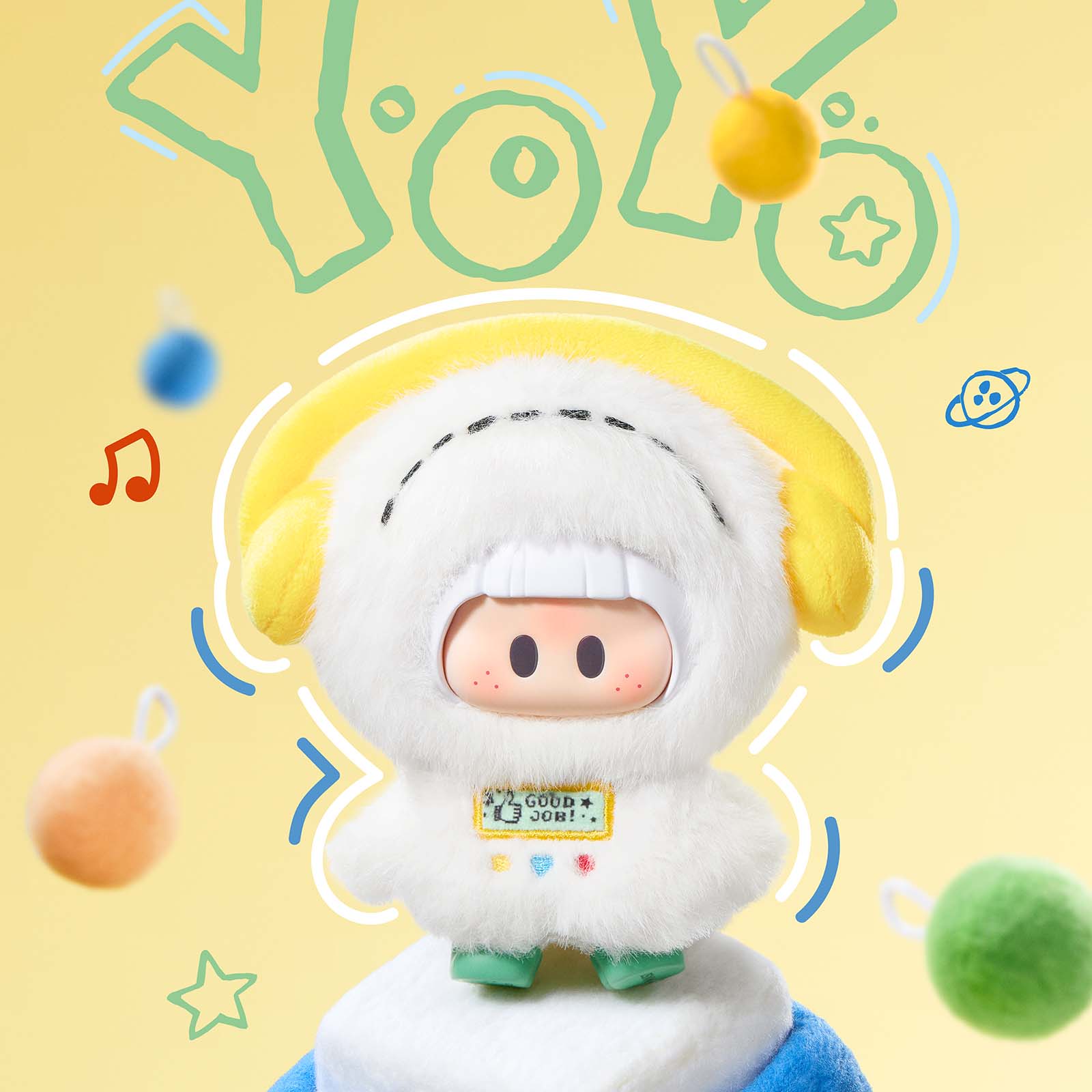 MINISO Toy Story 5x YOYO Cute Cosplay Series Mystery Blind Box Keychain Accessory, Kawaii PVC Chibi Cartoon Character Vinyl Plush Figurine Bag Charm, Collectible Miniature Toy, Surprise Gift for Pixar Fans, Holiday Birthday Cool Key Ring