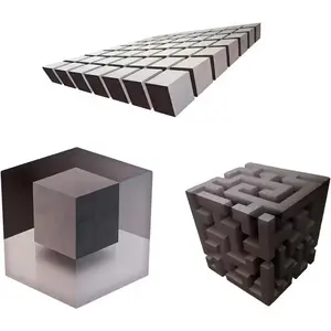 Large 3D Wall Art Illusion Corner Sticker, Peel and Stick Removable Wallpaper, Modern Vintage Paper 3D Phantom Panel for Living Room Office Dorm