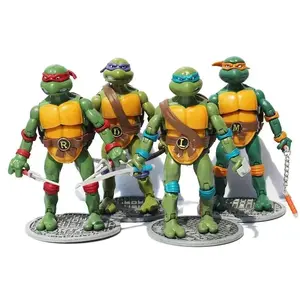 Mutant Ninja Turtles Model Toy Figure Collection Leonardo Da Vinci Raphael Michelangelo Donatello