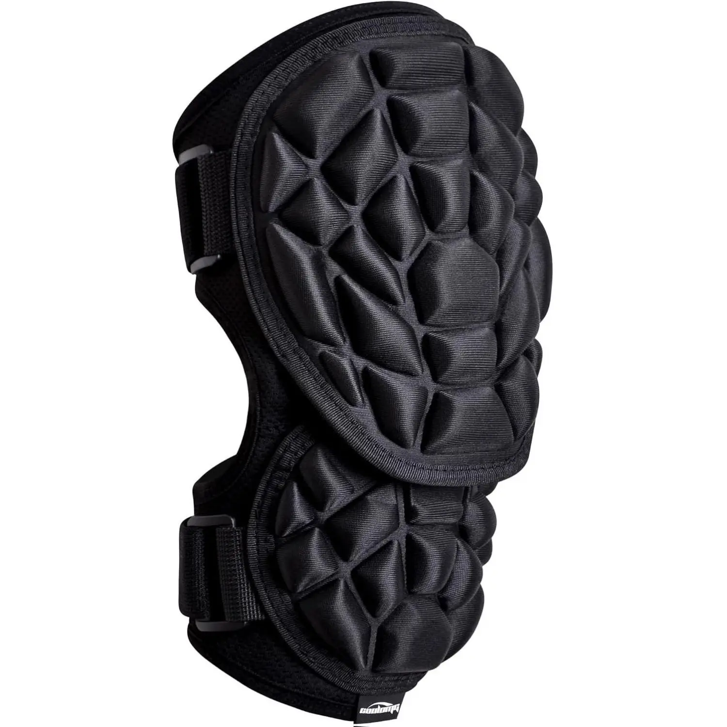 COOLOMG Youth Baseball & Softball Batter's Elbow Guard - 92% Polyester 8% Spandex Flexible Protector with Ergonomic Design, Double Adjustable Straps, Articulated Fit, Customizable, Lightweight, Multi-Size, Shock-Absorbent, Complete Coverage Impact Shield