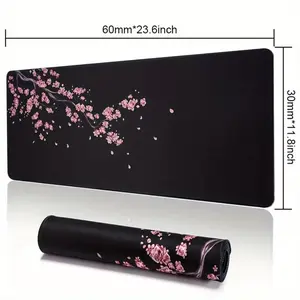 Oversized Cherry Blossom Gaming Mouse Pad – Extended & Thickened Desk Mat | 60x30cm / 23.7x11.8"