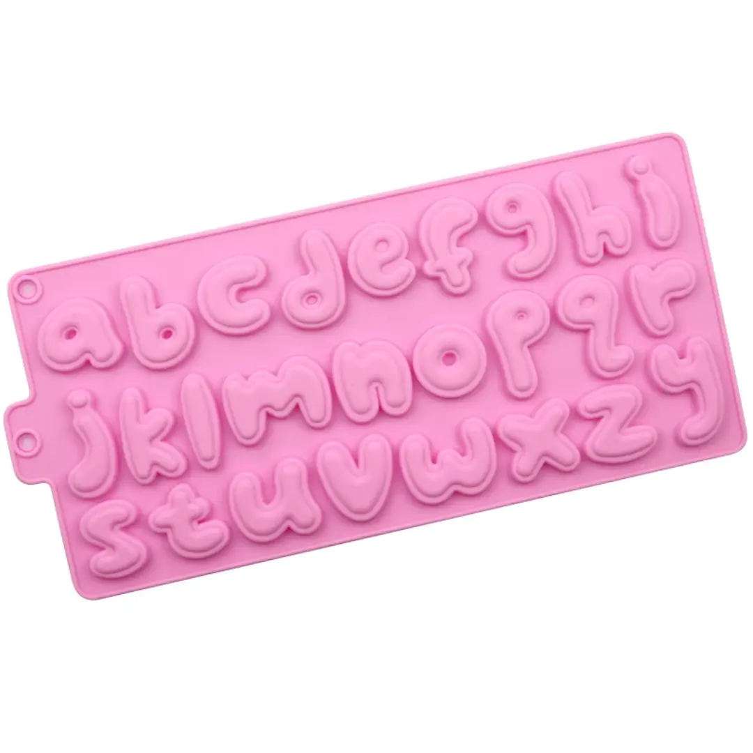 Lowercase Bubble Alphabet Silicone Mold