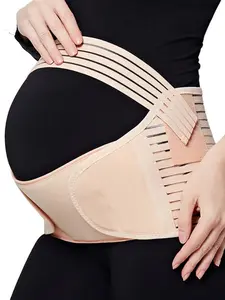 Pregnancy Belly Band for Mid To Late Pregnancy Adjustable Prenatal Support Belt for Expectant Mothers Maternity Supplies Abdominal Binder for Comfort& Posture-Pregnant