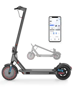 500W High-Torque Motor Folding E-Scooter | 22MPH & 22-Mile Range with Next-Gen 42V Battery | 10-Inch Maintenance-Free Solid Tires & Advanced Dual Suspension for All-Terrain Comfort