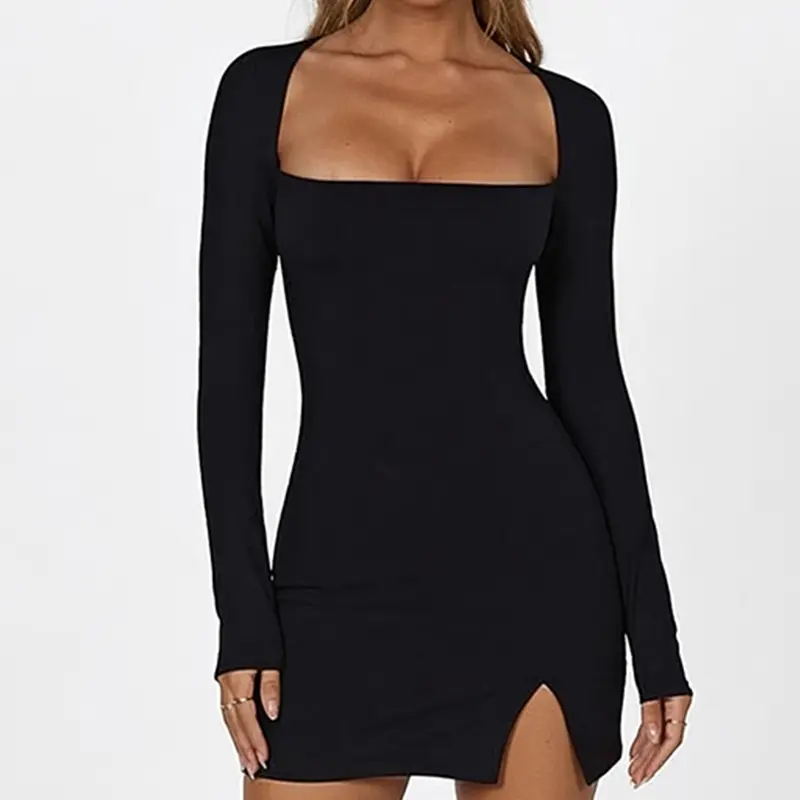 black square neck mini dress - TikTok Shop black square neck mini dress - TikTok Shop
