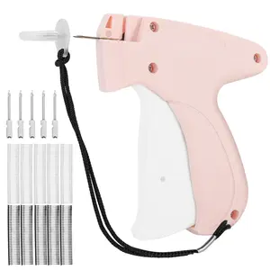 Quick Stitch Sewing Gun Kit for Clothes with 5 Extra Needles, Fine Stitch Tagging Tool Includes 1000 Fasteners (500 Black & 500 White), Durable Handheld Stitch Gun for Denim, Jackets, Backpacks & Fabric Repair