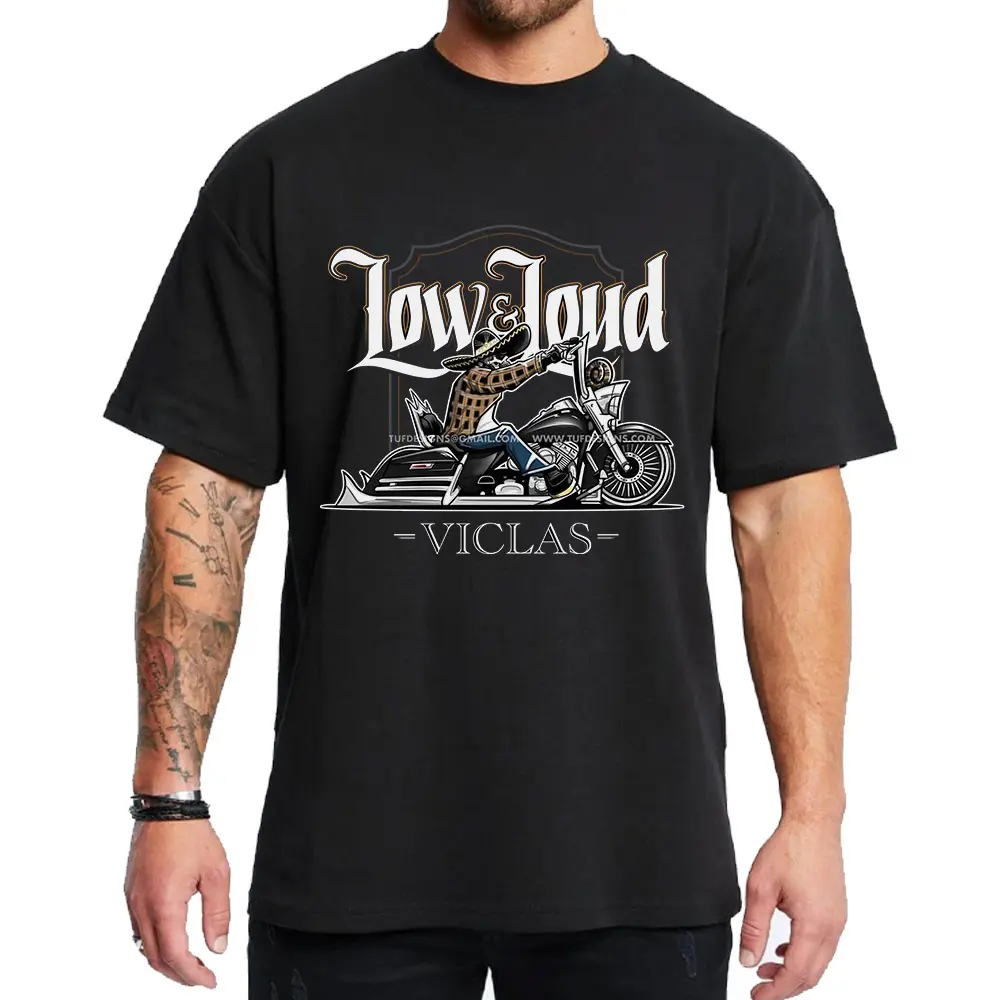 Motor Low Skull Style Chicano Clothing, Mexican Clothes, Lowrider Clothes, Oversized Graphic Tee Medium Heavy Sweatshirt Hoodie for Men & Women Full size S-5XL