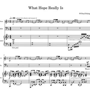 What Hope Really Is Sheet music