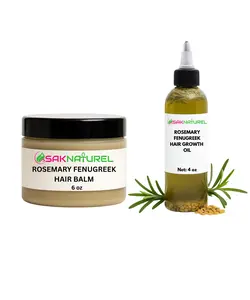 BUNDLE ROSEMARY FENUGREEK Hair Growth oil - Long Hair - Thick Hair - Hair Growth - Ayurverdic Hair growth oil - Rosemary Hair Oil - Hibiscus Hair growth oil - Indian Hair Growth oil - Chebe Hair Growth Oil Organic - Herbal Haircare Moisturizing Peppermint