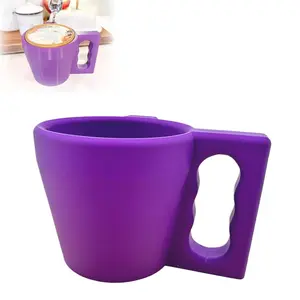 Ice Cream Pint Holder for Standard Containers - Non-Slip Handle-Freezer Stable Grip Purple Kitchen