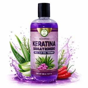 Keratin, Aloe Vera & Rosemary Premium Shampoo - 16.9 fl oz (500ml) - Advanced Restorative Formula for Smooth, Manageable & Moisturized Hair - Deep Hydrating Scalp Care - Authentic by HIGH SUPREME