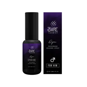 Bare Chemist Dejavu Pheromone Cologne for Men – Aromatic Woody Blend with Lavender & Citrus – Alcohol-Free, Long-Lasting – 1oz
