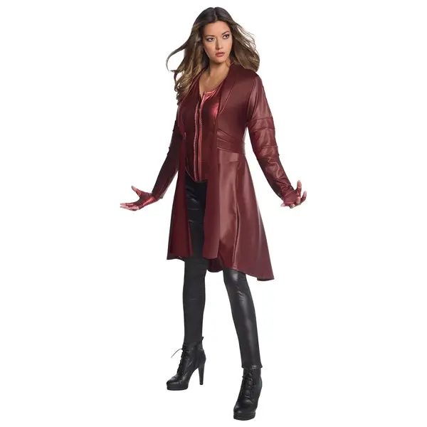 Avengers Endgame Secret Wishes Scarlet Witch Women's Costume, Jacket, Zipper