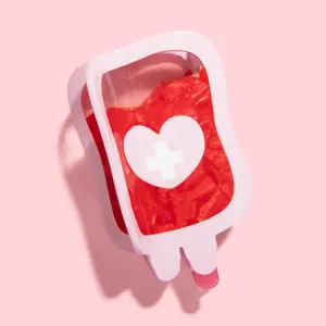 Nurse Blood Bag Claw Hair Clip, Scrubs, Badge Reel, Doctor, Nurse