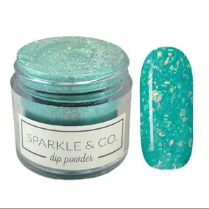 Sparkle & Co. Dip Powders – Secret Menu: Ariel's Treasure 1 Ounce Dipping Powder  - 1 Jar Lasts 20-25 Manis