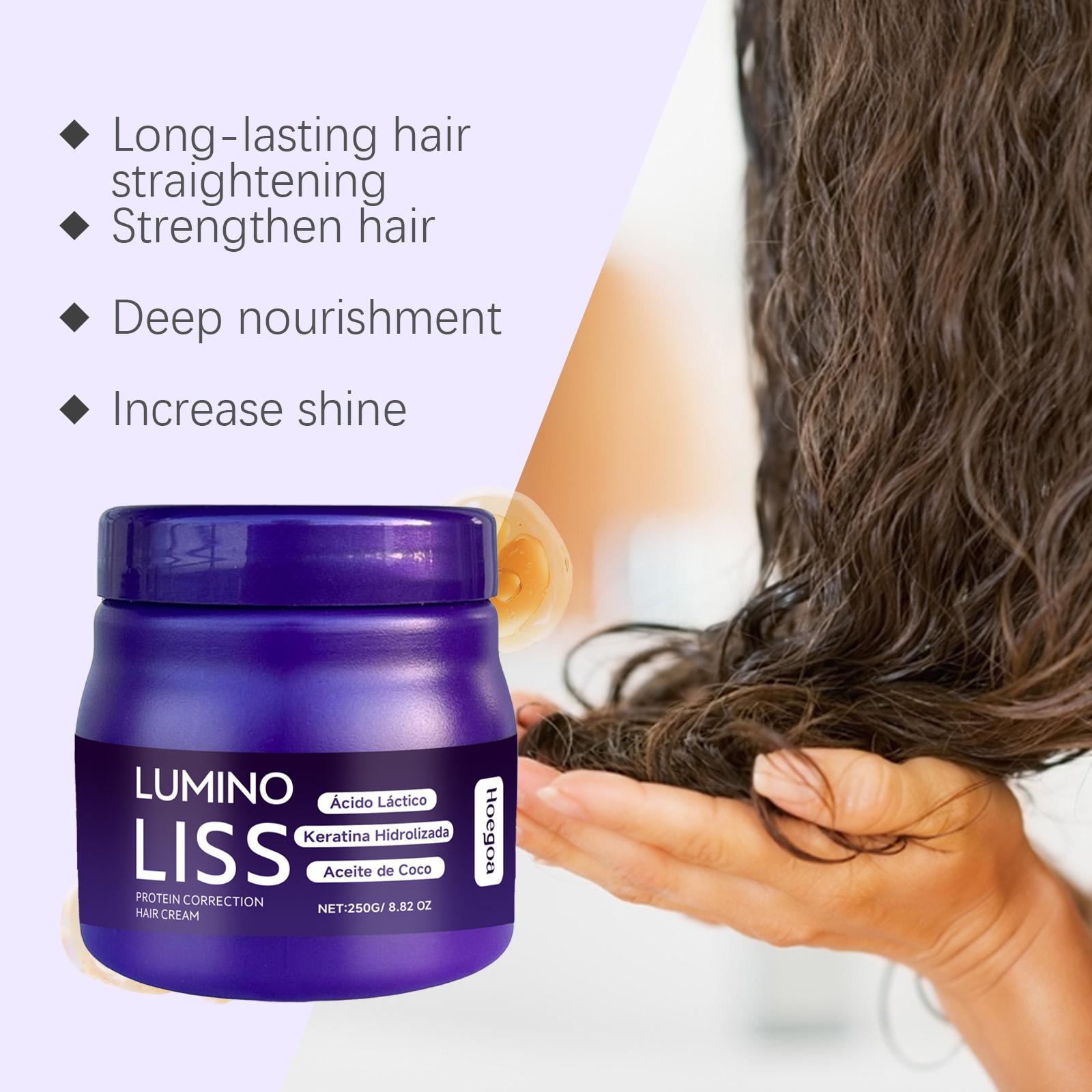 Protein Correction Hair Cream 250gI Keratin Treatment, Frizz Control Straighteningfor Youth Hair Strengthening Haircare conditioner