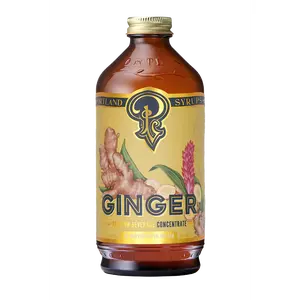 Bold, intense Ginger Syrup made with generous whole organic Peruvian ginger root. For some added warmth, we’ve added Japanese chilies, creating a true flavor powerhouse. Simply mix with unflavored sparkling water to create your own ginger ale.  