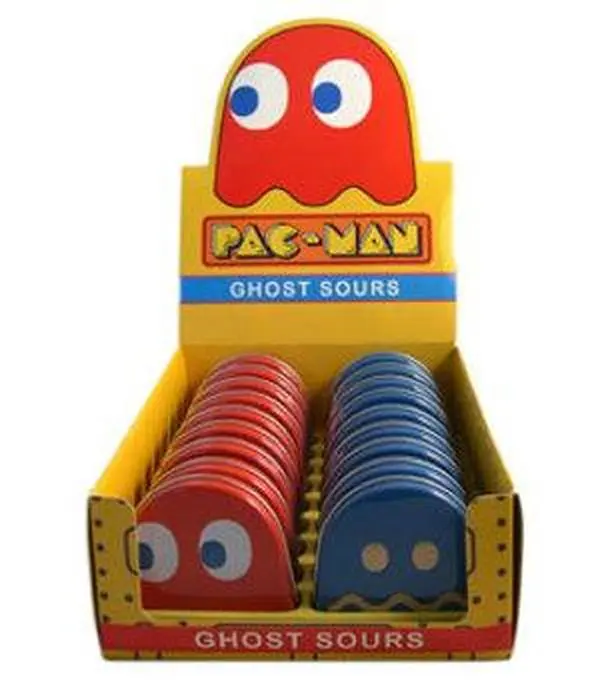 Boston America Pac-Man Ghost Sours Candy Tin 18 ct