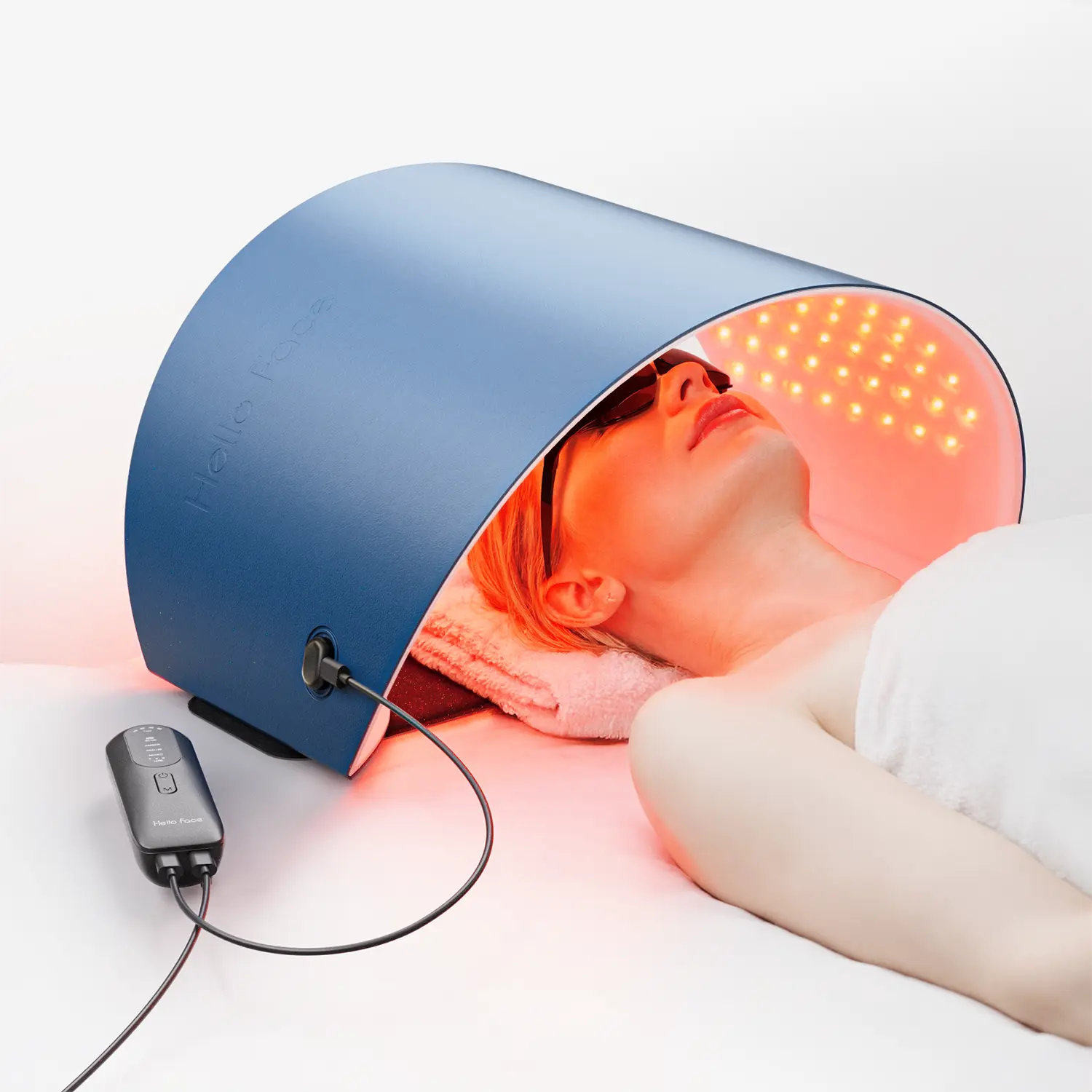 FDA Cleared Red Light Therapy for Face and Neck, 4 Modes LED Mask Light Therapy, Blue Infrared Red Light Therapy Mask for Wrinkles and Acne, PDT Photons Facial Skin Care Device