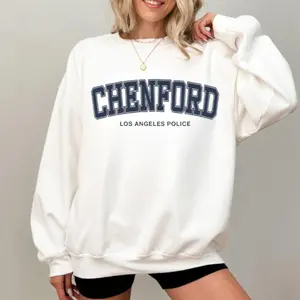 Chenford The Rookie Graphic Sweatshirt, Vintage Y2K Aesthetic LA Police TV Show Crewneck, Trendy Retro Shirt Gift for Her, Nostalgic Series Fan Apparel