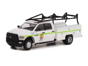 2018 Ram 3500 Dually Service Bed U.S. Fish & Wildlife - San Diego (Dually Drivers Series 10) Diecast 1:64 Scale Model - Greenlight 46100E