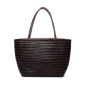 SADI Woven Tote Bag for Women, Versatile Shoulder Handbag (45cm)