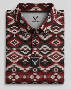 Vexil Brand Masters - Polo - Cinch Red/White/Black Aztec