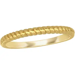 Affinity Twist Design Wedding Band Ring, 14K Go ld