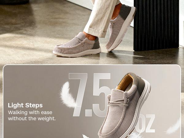 Bruno Marc Men's Knitted Fabric Slip On Casual Loafers