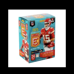 Panini Donruss Elite Blaster Box 2025 NFL Trading Cards 24 Cards with Blaster Exclusive Aspirations Summer of Status Explosion