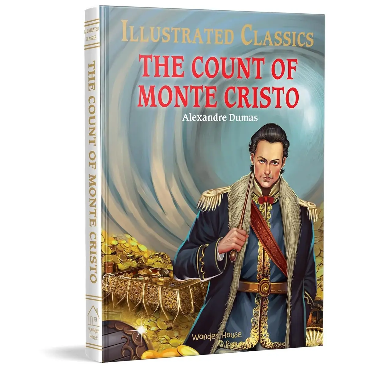 The Count of Monte Cristo : illustrated Abridged Children Classics English Novel with Review Questions (Illustrated Classics) Hardcover – Abridged, August 12, 2021