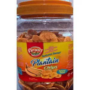Natural Sweet Plantain Chips - 500g