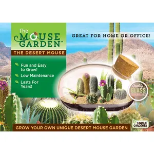 The Desert Mouse Garden Glass Terrarium with Cork