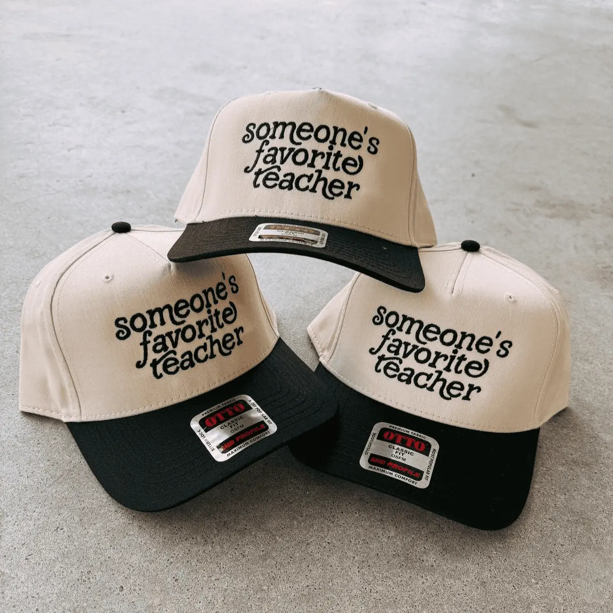 Someone's fave teacher trucker hat - Adjustable Fit - Stylish Uplifting B0ld Message Gift