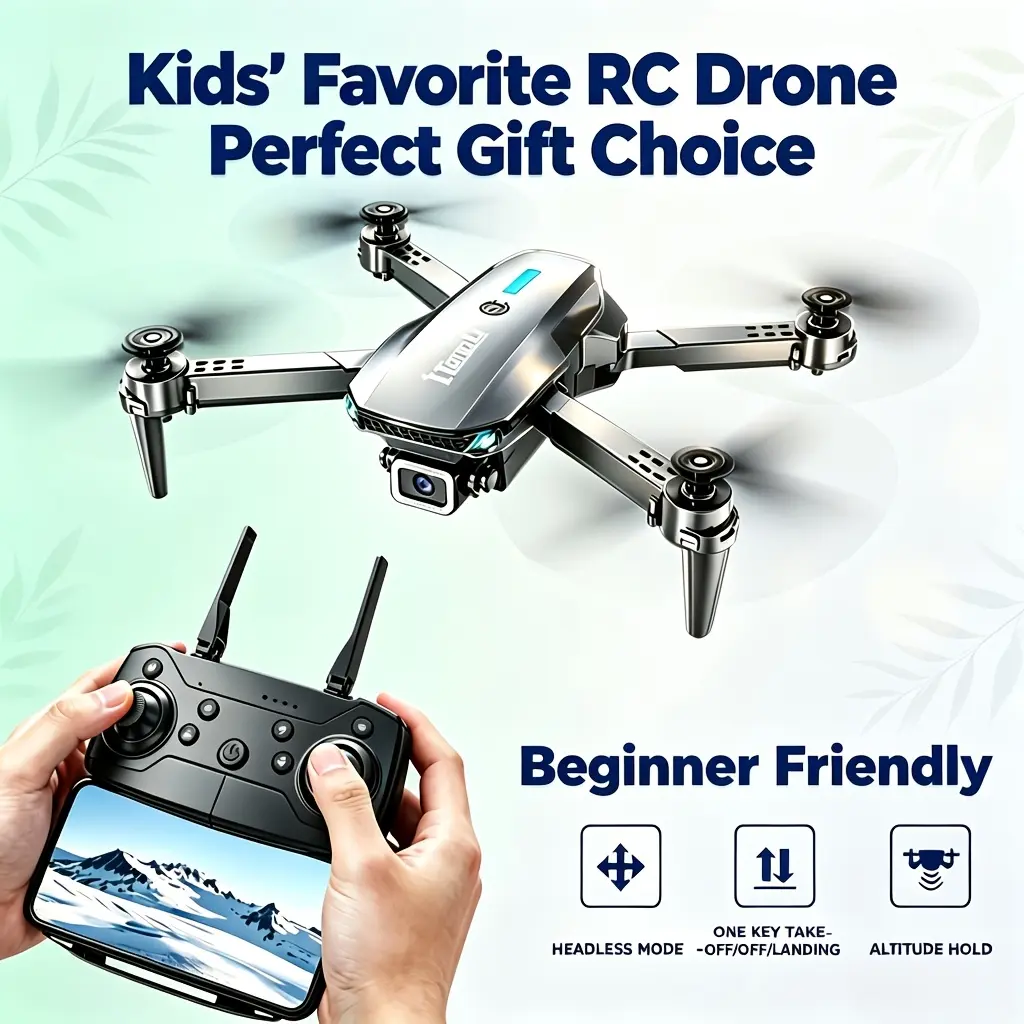 Tongli RC Drone Mini Pocket Quadcopter, supports 3‑speed adjustment, headless mode, altitude hold hover and gesture photo taking, suitable for outdoor recreation, can be used as gifts for Christmas, Halloween, Thanksgiving and New Year.