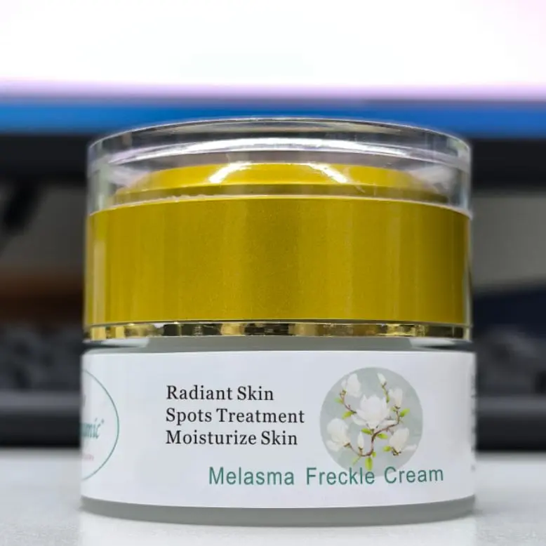 Sha's Organic Skincare Dark Spot Fix Face Cream Moisturizer - Glycolic Acid & Peony Extract, Brightening Nourishing Hydrating, Alcohol-Free Blemishes Treatment, Hyperpigmentation Care, Daily Moisture for Adults (All Skin Types, 30g)
