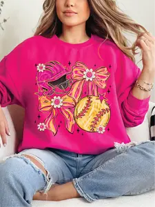 Softball Cutie ~ Unisex Crewneck Sweatshirts Printed in the USA