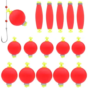 Fishing Bobber Slip Bobbers For 15 Foam Snap Weighted Floats Set Tackle Accessories Supplies