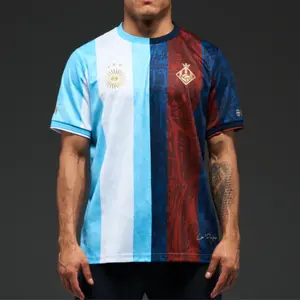 La Pulga M10 Ultimate Soccer Jersey WC26, GOAT Legend Football Shirt, Premium Quality Fan Edition, Vintage Football Kit, Detailed Number 7 Design, Breathable Sportswear for Men Women Youth, Classic Soccer Gift Collection