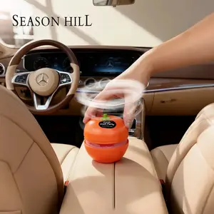 Two Pack Orange Shaped Air Freshener -Fresh Fruit Scent for Car&Home,SEASON HILL Freshener
