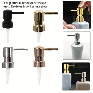 1pc Soap Dispenser Pump, Liquid Lotion Dispenser Replacement Head, Soap Dispenser Pump Replacement With Plastic Tube, Bathroom Accessories, Home Decor, Furniture For Home