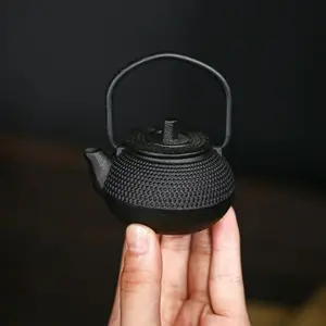 Mini Cast Iron Tea Pot Ornament, Not for Drinking or Brewing, 50ML Japanese Style, All Shapes and Functions, Decorative Teapot