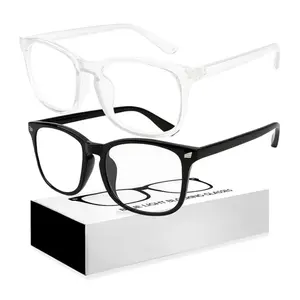 Blue Light Blocking Glasses for Men Women Metal Frame Gamer Eyewear High-Quality HD Lenses Stylish Fit for Office Workers & Gamer Gaming Computer Eyewear