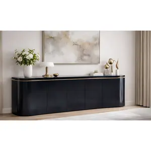 Klaussner Elan Buffet Wooden Table in Black