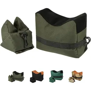 Shooting Rest Bags, Unfilled Rest Front & Rear Support Sandbag Stand Holders with 600 Denier Polyester for Rifle Hunting (Bags Come unfilled)