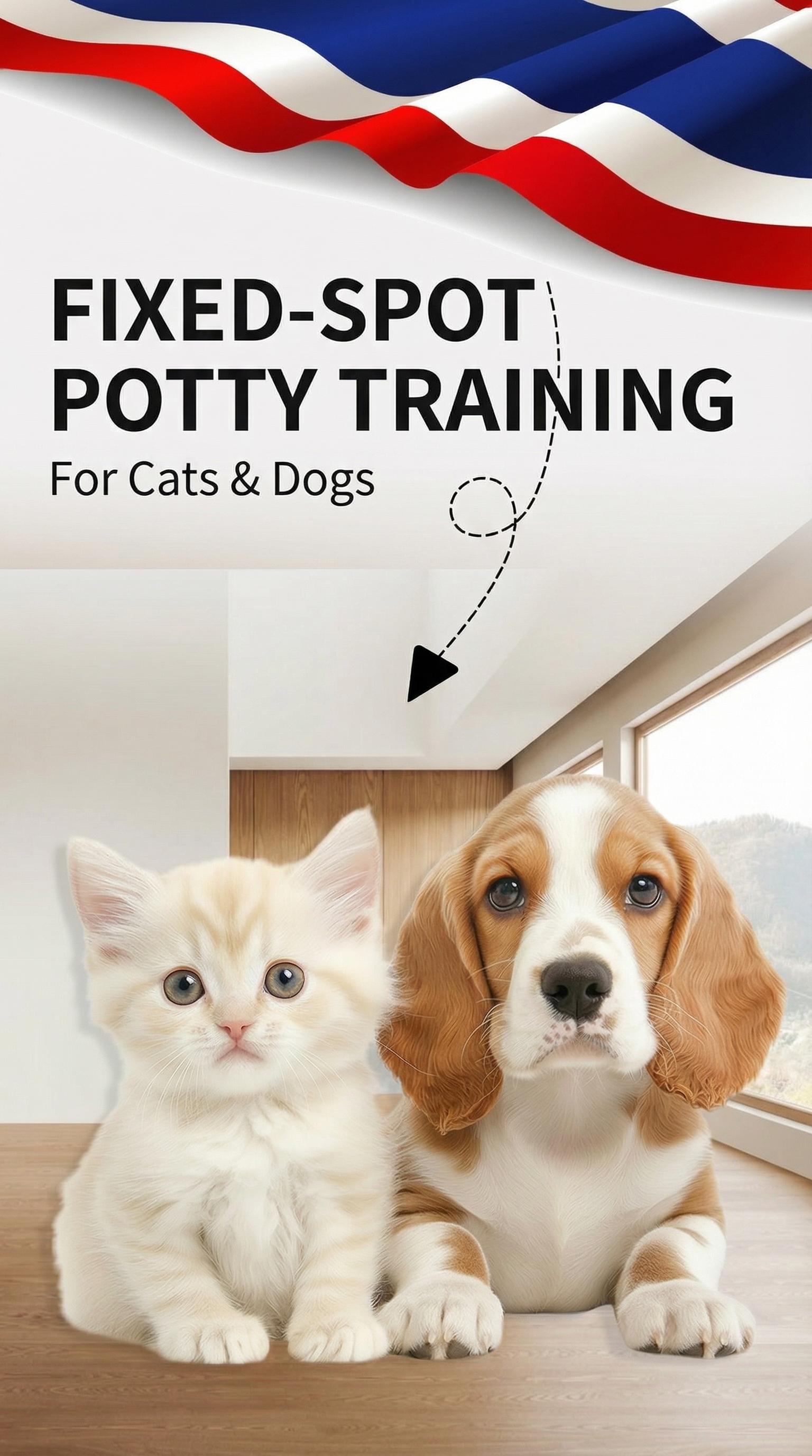 Dog Potty Training Spray | Go Here Puppy Pee Attractant Spray for Housebreaking Natural Formula Indoor & Outdoor 5 Fl OZ