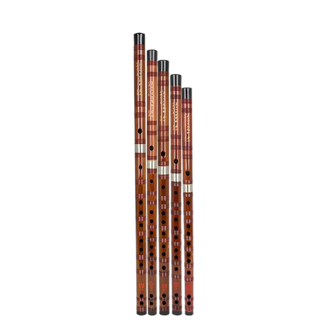 Bamboo Flute, 1 Count Portable Bamboo Flute, Musical Instrument for Beginners, Music Accessories for Home & School