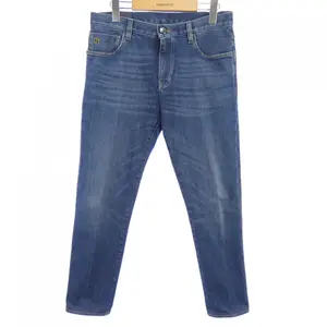 Pre-owned Giorgio Armani Denim Small Leather Goods Jeans