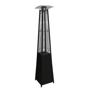 Blue Sky  Steel Pyramid Gas Patio Heater, Midnight Black